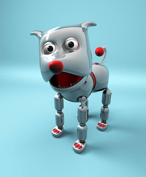 Robot Dog (clipping path) stock photo