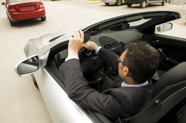 istock Man in the convertible 157721924