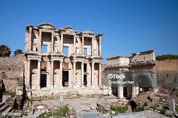 Foto de Biblioteca De Celso Éfeso e mais fotos de stock de Biblioteca - Biblioteca, Arcaico, Arqueologia