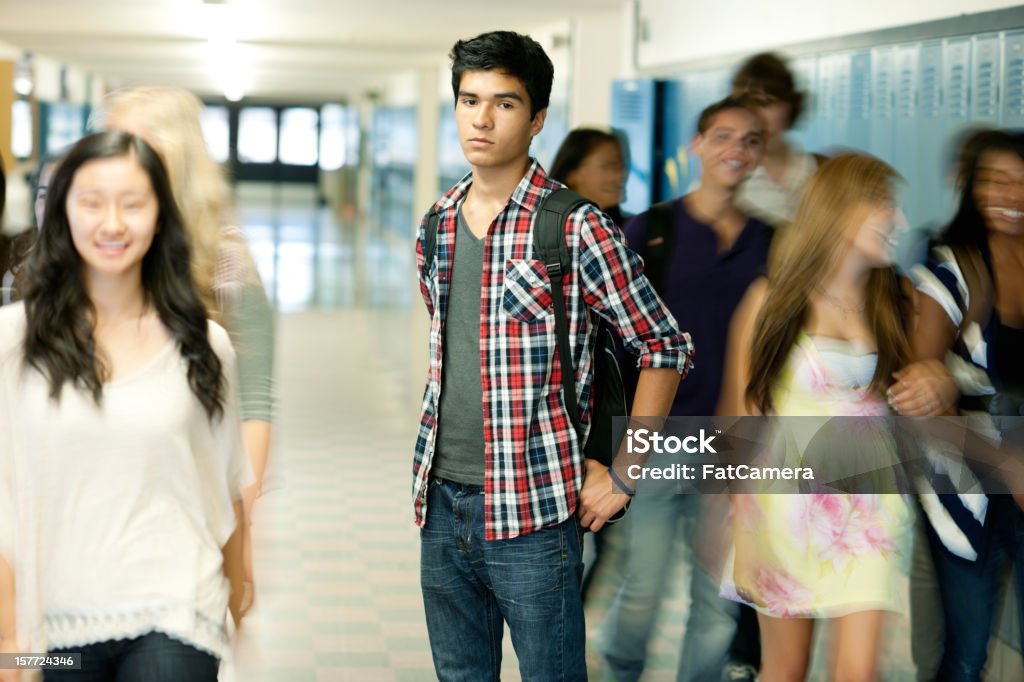 High school - Lizenzfrei Bewegungsunschärfe Stock-Foto