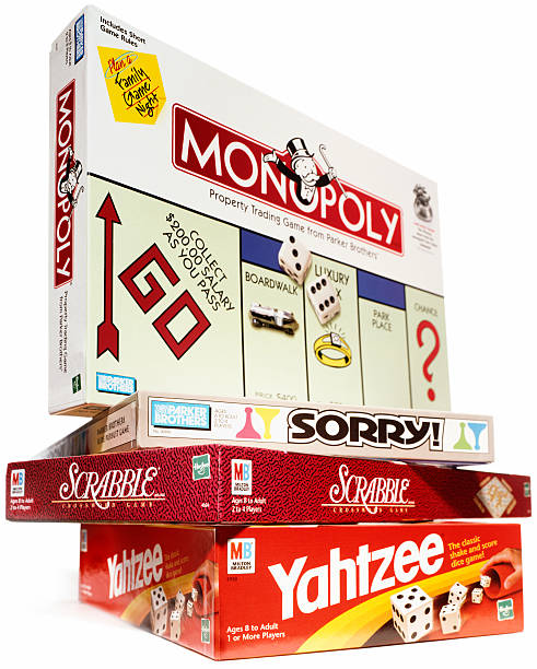 giochi da tavolo - monopoly board game color image photography nobody foto e immagini stock