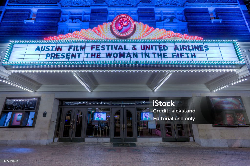 Austin das Paramount Theater - Lizenzfrei Kino Stock-Foto