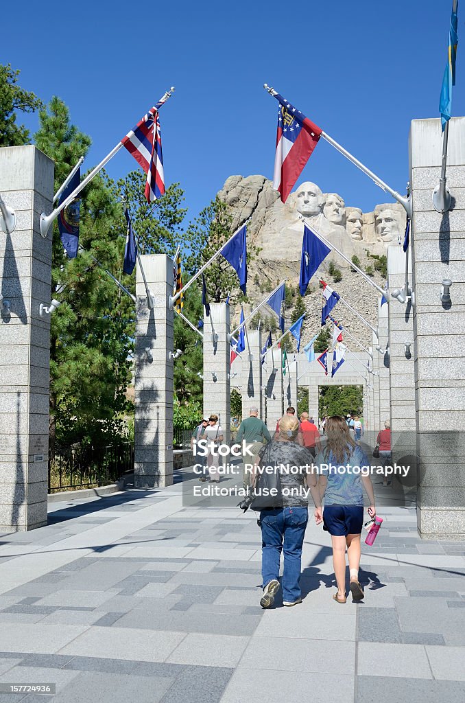 Mount Rushmore National Monument  Abraham Lincoln Stock Photo