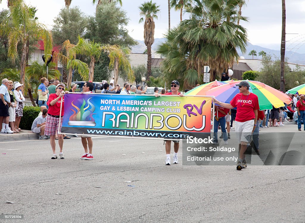 Parada Orgulho Palm Springs na Califórnia - Royalty-free Desfile Foto de stock