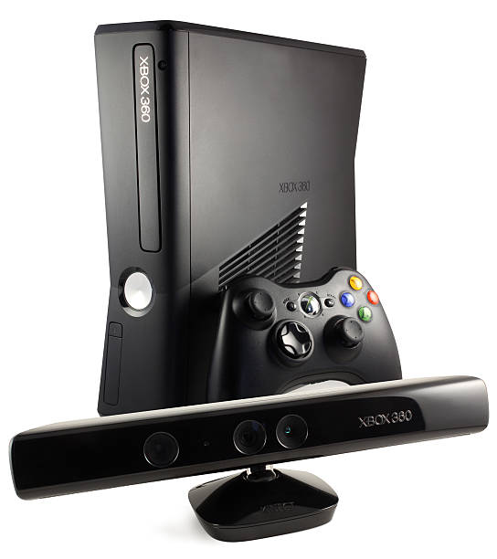 Microsoft Xbox 360 Game Console With Kinect Stock Photo - Download Image  Now - XBox 360, Playstation, Video Game - iStock