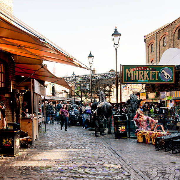 Camden Stables Market - London  camden lock stock pictures, royalty-free photos & images