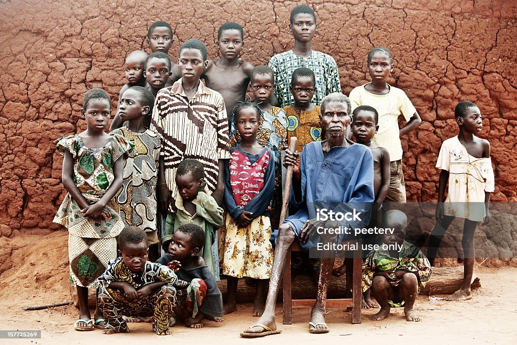 Afrikanische Familie. - Lizenzfrei Benin Stock-Foto