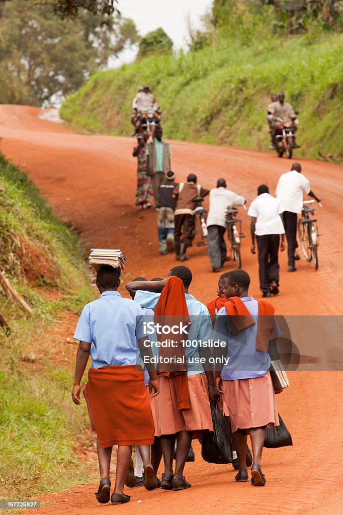 Einfach nur ein Bild von Afrika Road - Lizenzfrei Uganda Stock-Foto