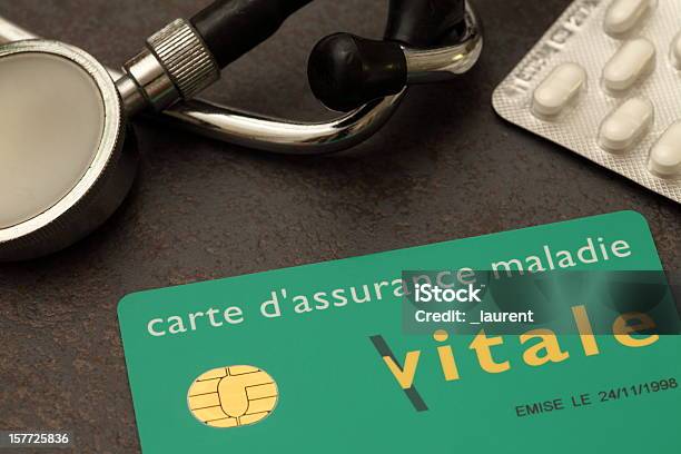 French Carte Vitale Stock Photo - Download Image Now - France, French Culture, Social Security
