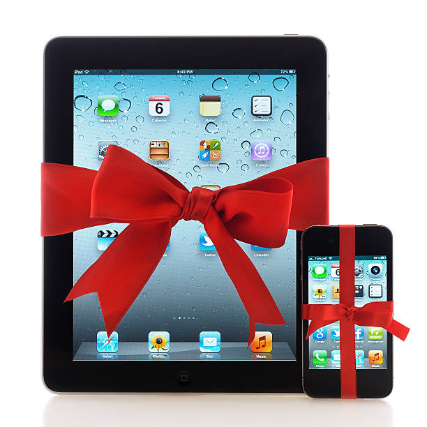 50+ Apple Ipad Package Box Isolated On White Stock Photos