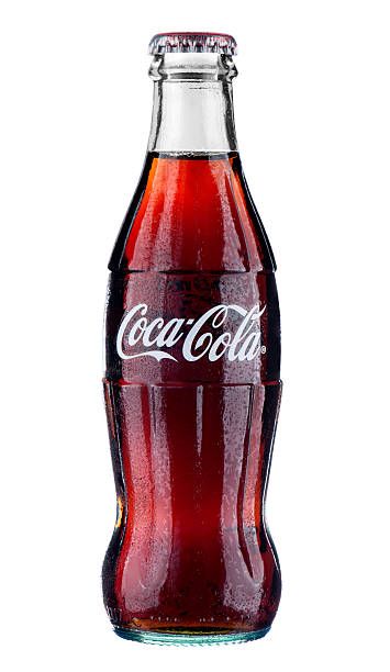 Classical Coca-Cola bottle stock photo
