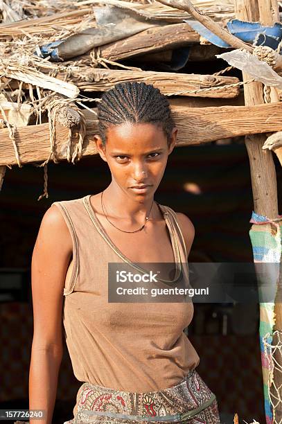 Woman Of The Tigraytigrinya Ethnic Group Danakil Desert Ethiopia Stock Photo - Download Image Now