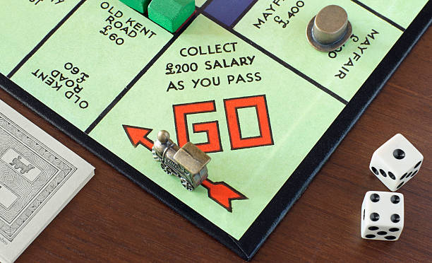 monopolio s go! - monopoly board game color image photography nobody foto e immagini stock