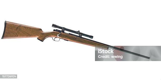 Rifle With Clipping Path Stock Photo - Download Image Now - Rifle, Hunting - Sport, Gun