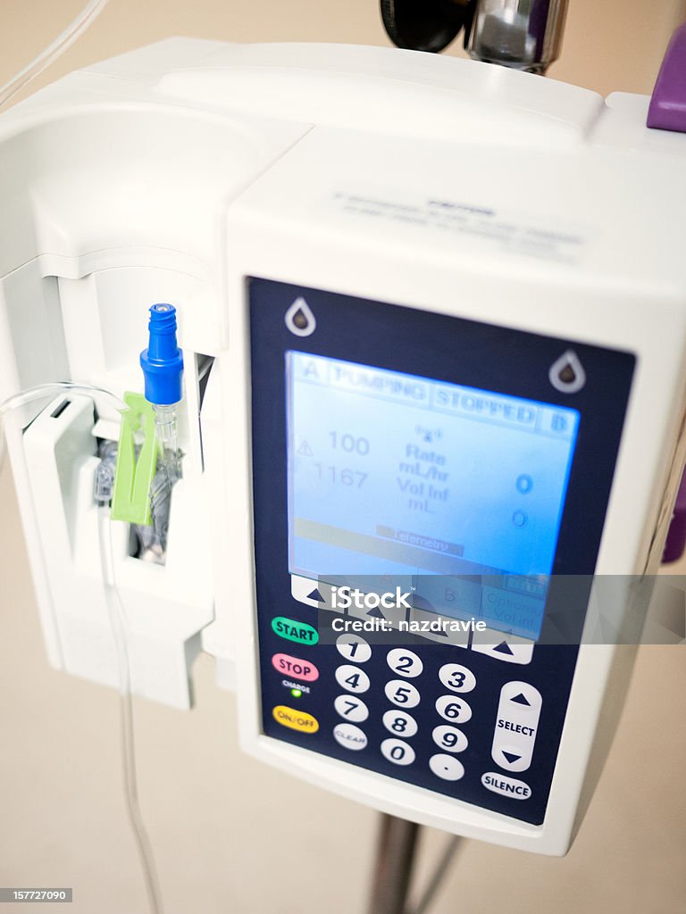 Infusion Pump Intravenous IV Drip Infusion Pump intravenous IV drip medical pump Fuel Pump Stock Photo