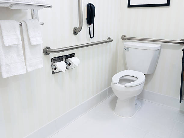 Handicapped Access Bathroom stock photo