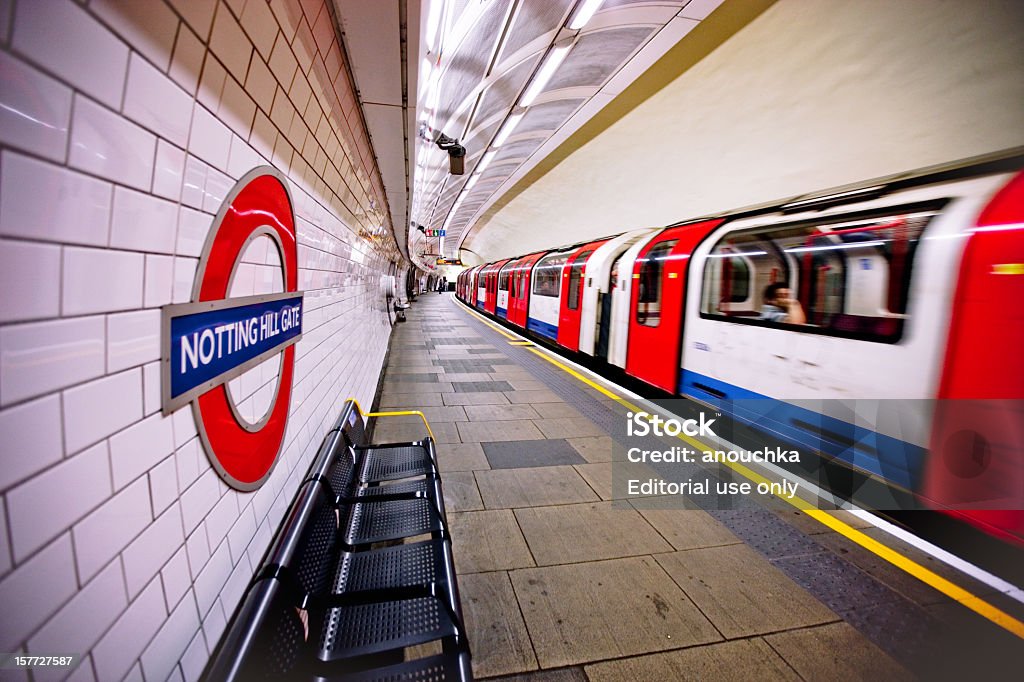 Notthing Hill Gate Underground Station in London  Notting Hill Stock Photo