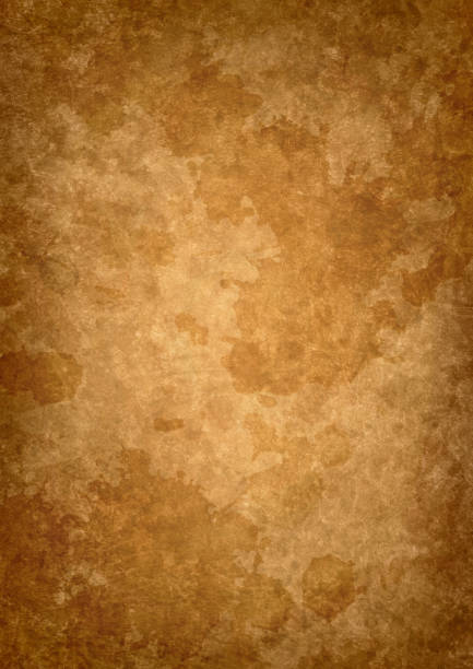 istock Hi-Res Antique Parchment Mottled Vignette Grunge Texture 157727618