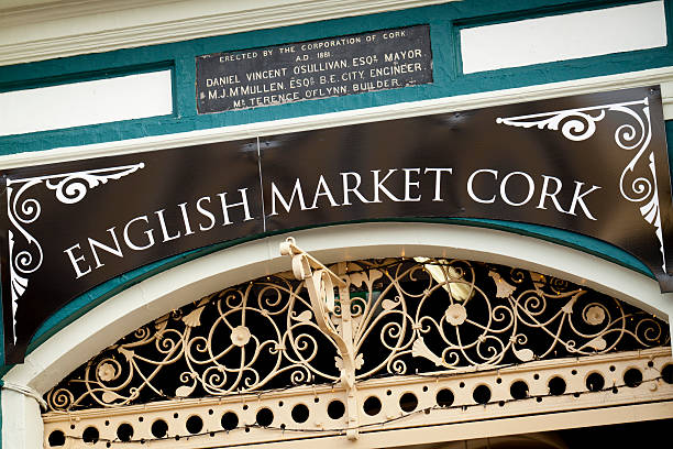 Cork, Republic of Ireland - January 23, 2012: The English Market in Cork City. One of the oldest markets of its kind, having started in 1788. The market has recently seen a new lease of life, having become a hub for high quality fresh and foreign foods.