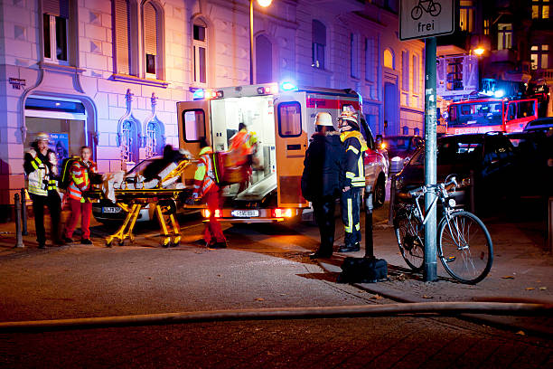 Emergency Beacons on Fire Truck