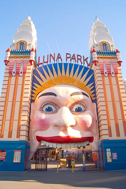 luna park-dia - luna park - fotografias e filmes do acervo