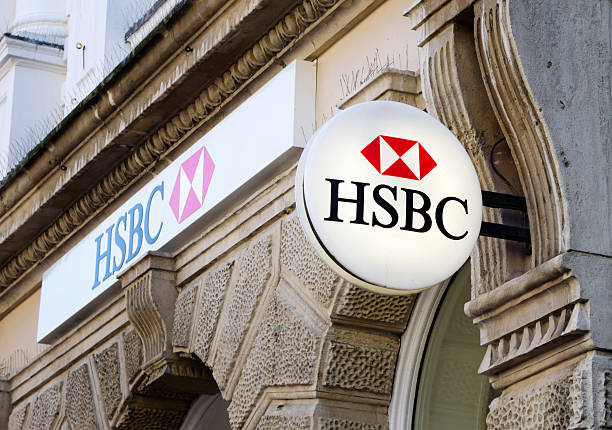 tanda-tanda bank hsbc - hsbc potret stok, foto, & gambar bebas royalti