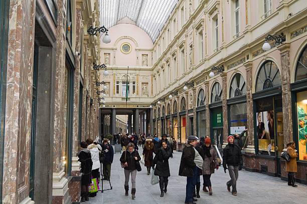 In October 2020, people were buying cakes, pastries and waffles in the famous Meert Bakery in Lille in France