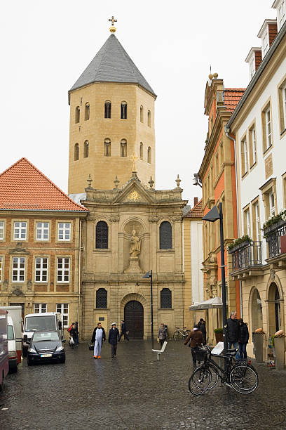 Square Domplatz in Paderborn  paderborn photos stock pictures, royalty-free photos & images