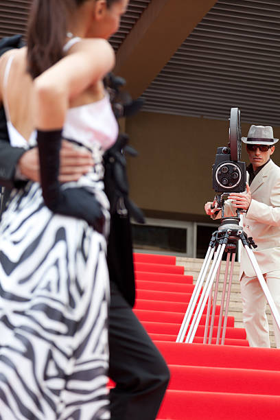 istock Filming on the red carpet 157729128