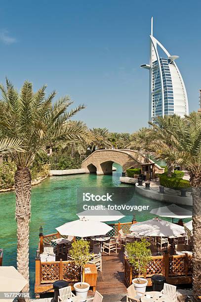 Dubai Burj Al Arab Luxury Hotel Restaurant Stock Photo - Download Image Now - Dubai, Madinat Jumeirah Hotel, Desert Area