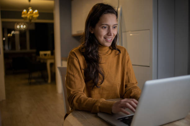 istock Woman working from home 1577300396