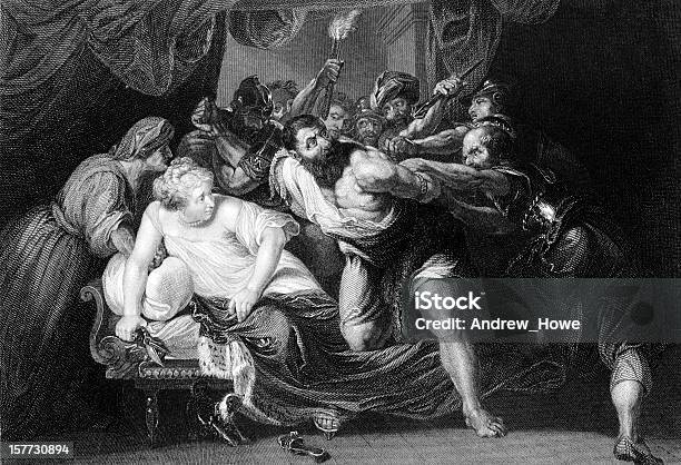 Samson And Delilah Stock Illustration - Download Image Now - Peter Paul Rubens - Painter, 19th Century, Antique