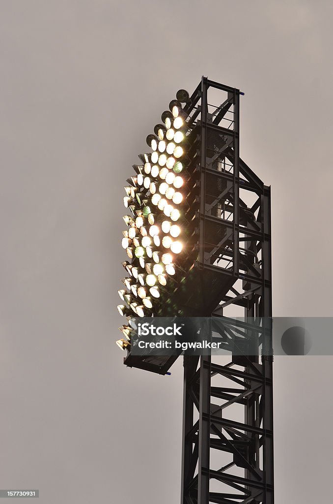 Ретро Бейсбол Стадион освещение - Стоковые фото Без людей роялти-фри