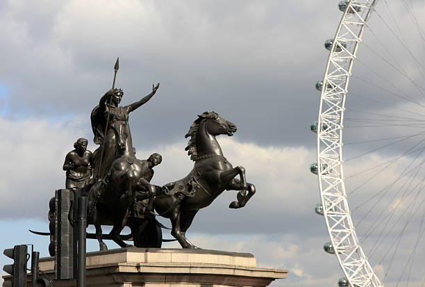 Statue of Richard Lion Heart, House of Parliament, London, UK