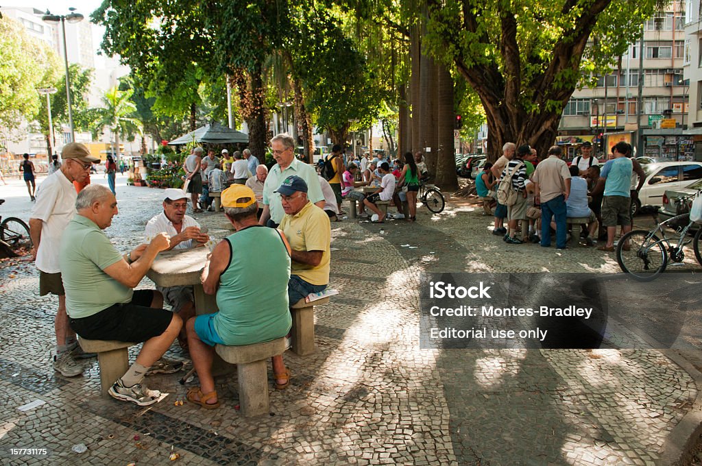 Brasilianische Partie Karten - Lizenzfrei Städtischer Platz Stock-Foto