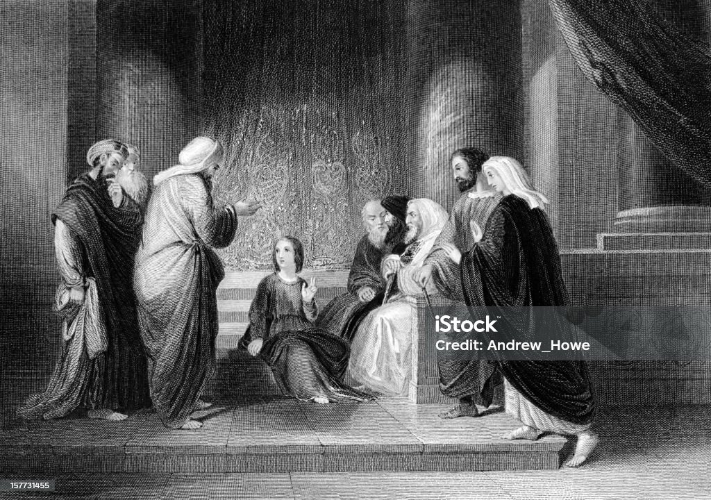 Jesus Among The Doctors Stock Illustration - Download Image Now - 19th ...