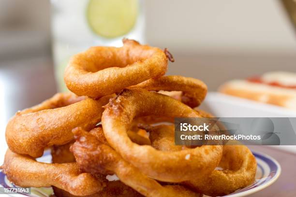 Homemade Onionrings Stock Photo - Download Image Now - Deep Fried, Homemade, Onion Ring