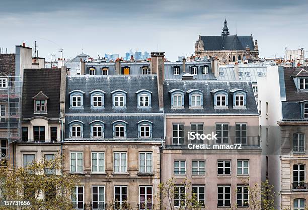 Traditional Buildings In Paris Stock Photo - Download Image Now - Paris - France, Building Exterior, France