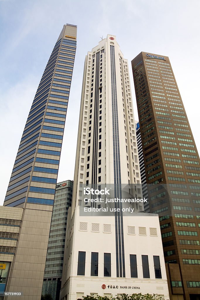 Bank towers  Bank of China Stock Photo