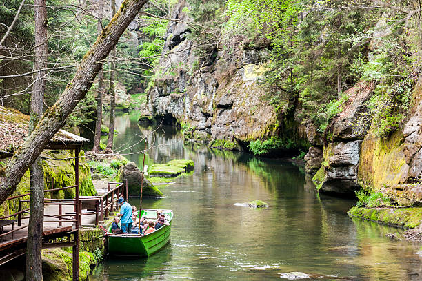 rio kamenice - narodni park imagens e fotografias de stock
