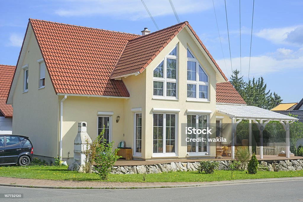 Fertighaus - Lizenzfrei Ferienhaus Stock-Foto