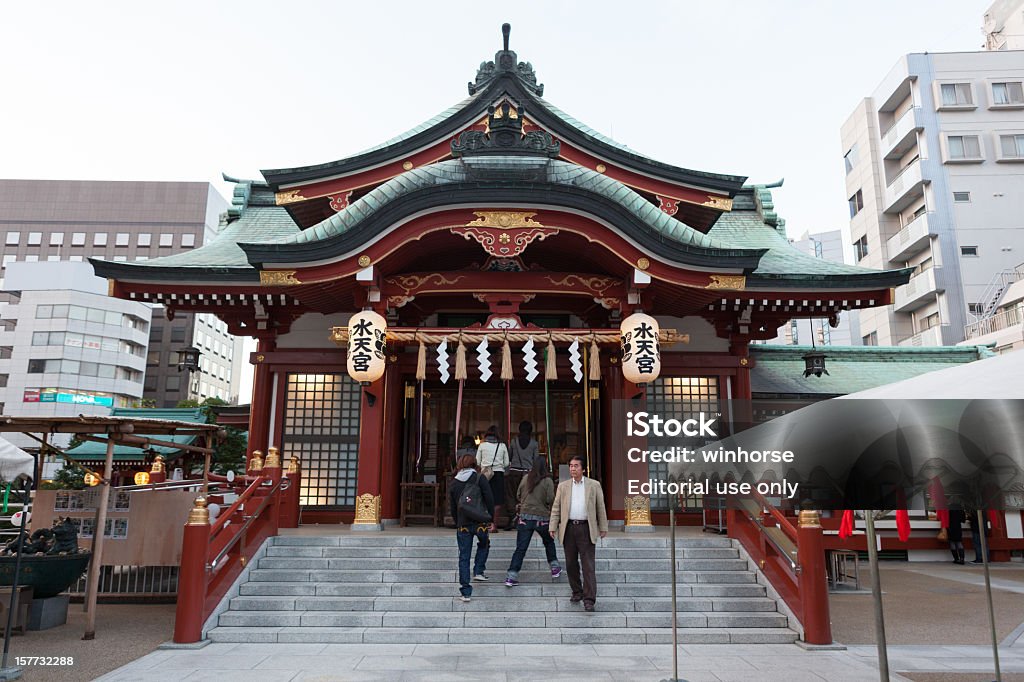 Suitengu Shrine in Tokyo, Japan (Япония) - Стоковые фото Азия роялти-фри