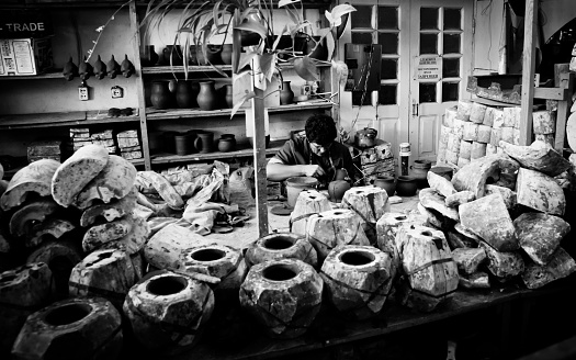 Vietnamese traditional ceramic village handmade