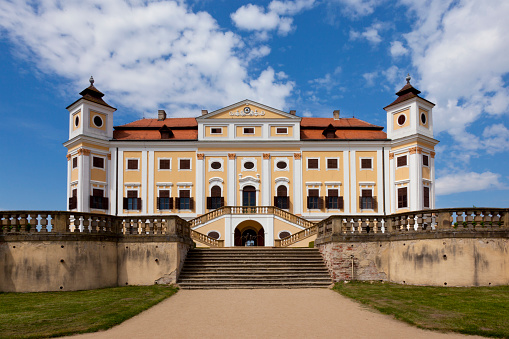 Krakow, Poland - March 25, 2014 : Courtyard of the famous Museum of the Jagiellonian University Collegium Maius