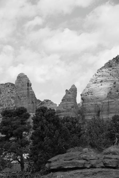 istock Arizona Mountain Red Rock Monochrome 157733171