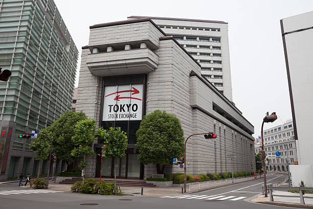 Tokyo Stock Exchange in Japan  dealing room photos stock pictures, royalty-free photos & images