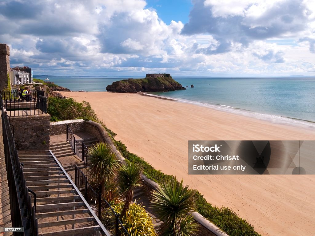 Pitoresco País de Gales e Tenby - Foto de stock de Tenby royalty-free