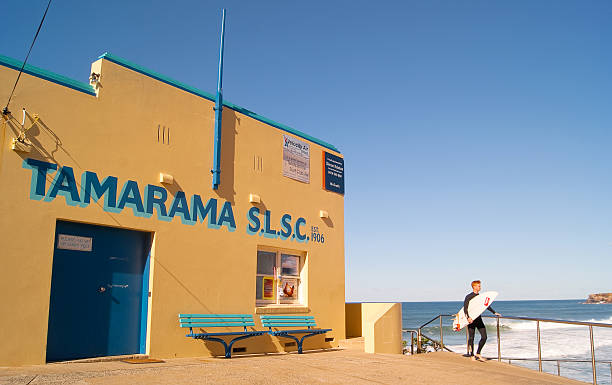 tamarama s.l.s.c. - lifeguard association imagens e fotografias de stock