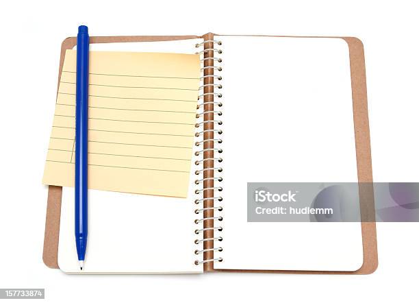 Notebook Und Einem Filztip Pen Stockfoto und mehr Bilder von Adressbuch - Adressbuch, Akte, Aktenordner