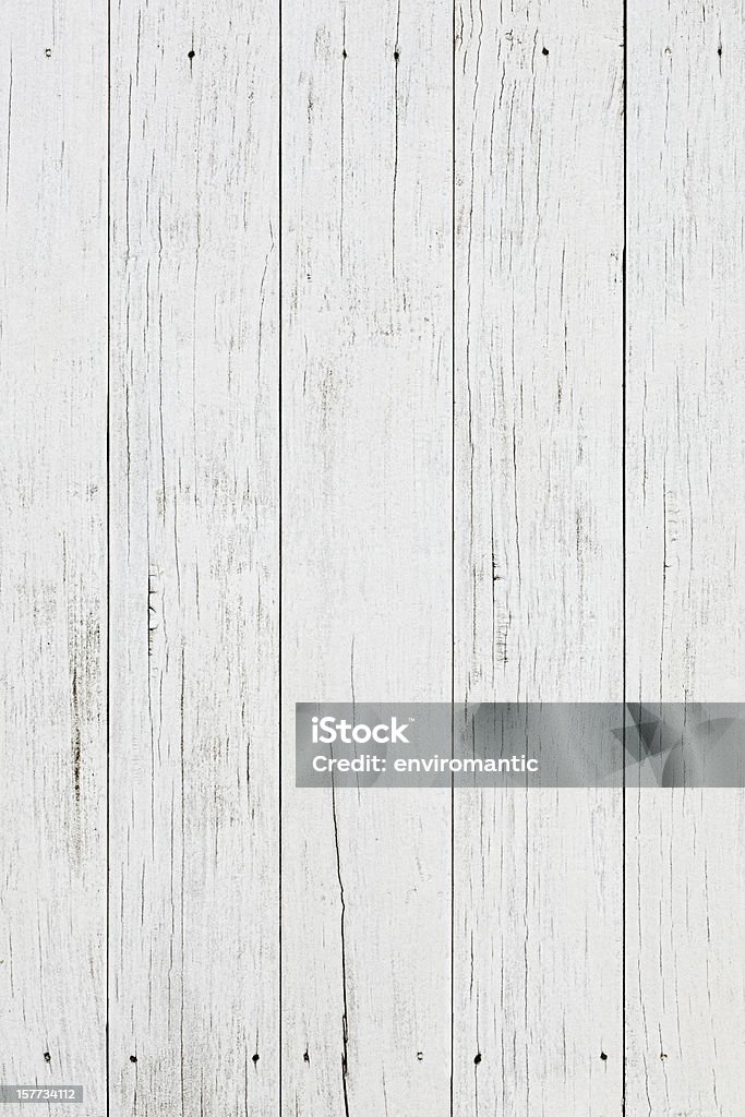 Stare białe drewniane deski tło. - Zbiór zdjęć royalty-free (Biały)
